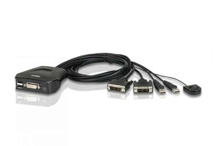 2-х портовый USB DVI KVM-переключатель CS22D