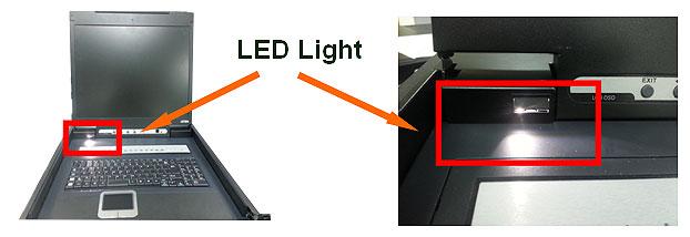 В новых модификациях интегрированных KVM ATEN предусмотрена локальная LED подсветка, обеспечивающая освещение клавиатуры.