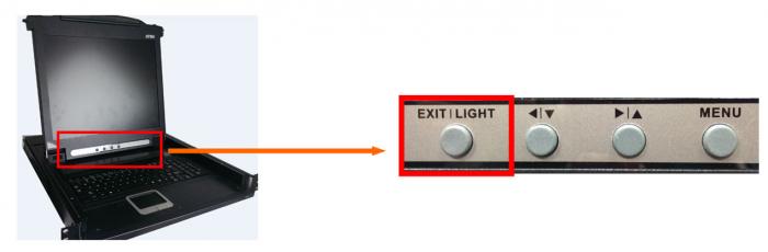 Локальную LED подсветку можно отключить специальной кнопкой на мониторе