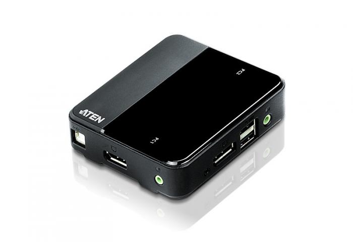 KVM Переключатель ATEN CS782DP USB/DisplayPort оптимизированный для медиа с интенсивной графикой Новый KVM Переключатель ATEN CS782DP USB/DisplayPort оптимизированный для медиа с интенсивной графикой