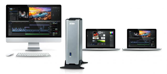 Инсотел - первый в отрасли 4К Thunderbolt™ переключатель US7220 с поддержкой Dual-View - гибкое, перспективное решение, созданное по самым современным технологиям первый в отрасли 4К Thunderbolt™ переключатель US7220 с поддержкой Dual-View