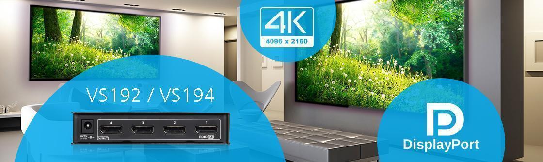 Доступны 4K DisplayPort Видео Сплиттеры ATEN