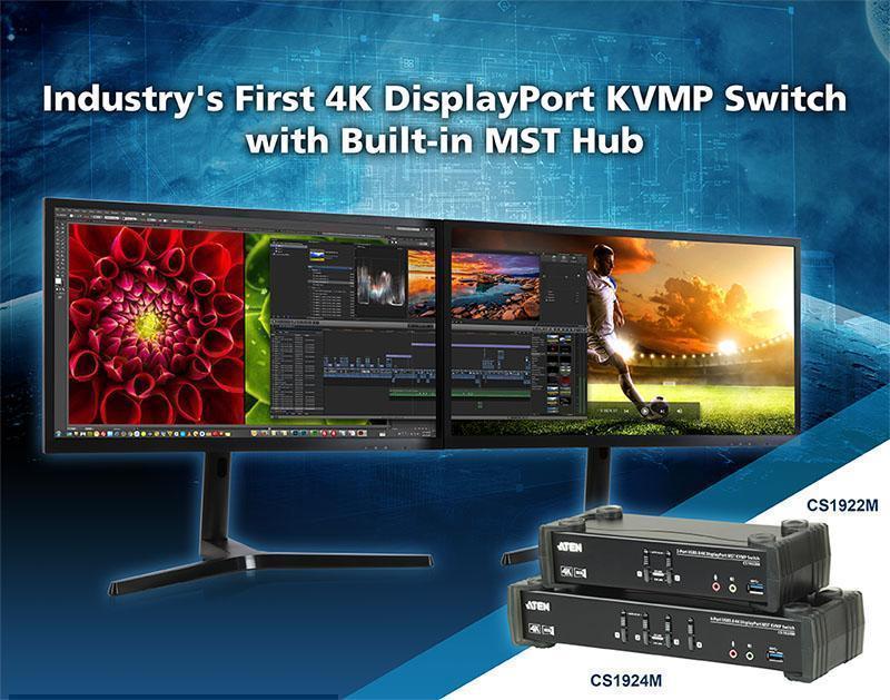 В продаже 4К DisplayPort KVMP ATEN с  MST