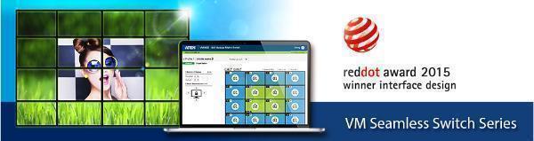 Aten удостоен премии Red Dot Design Award за проект бесшовного переключения A/V c VM Seamless Switch