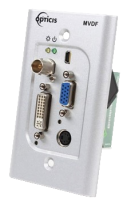 Настенный преобразователь сигналов в DVI по оптоволокну Opticis MVDF