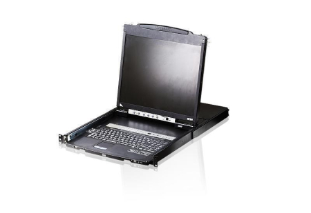 8 Портовый переключатель с KVM консолью ATEN CL5808N-ATA-RG