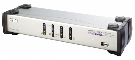 4 Портовый KVM переключатель ATEN CS1744C-AT