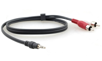 Кабель переходник 2 RCA – miniJack 3,5 mm Kramer C-A35M/2RAM-3