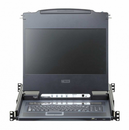 8 Портовый переключатель с KVM консолью ATEN CL6708MW-ATA-RG