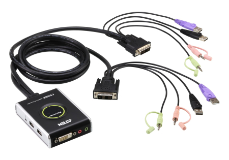 2 Портовый KVM переключатель ATEN CS682-AT