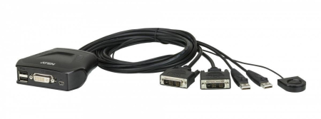 2 Портовый KVM переключатель ATEN CS22D-AT