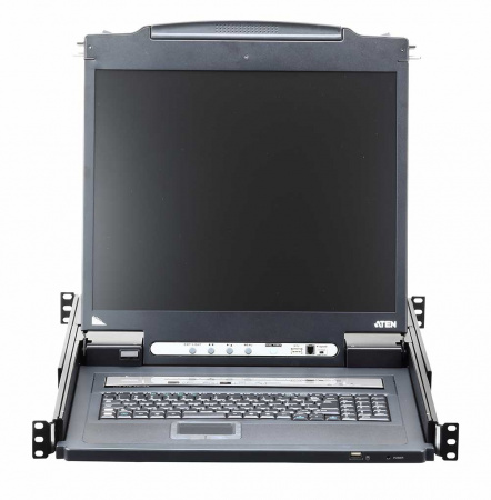 16 Портовый переключатель с KVM консолью ATEN CL5716IN-ATA-RG