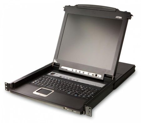 8 Портовый переключатель с KVM консолью ATEN CL5708FM-AT-RG