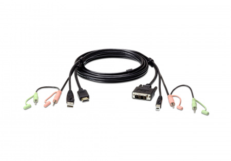 HDMI KVM кабель ATEN 2L-7D02DH