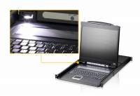 16 Портовый переключатель с KVM консолью ATEN CL1316N-ATA-RG