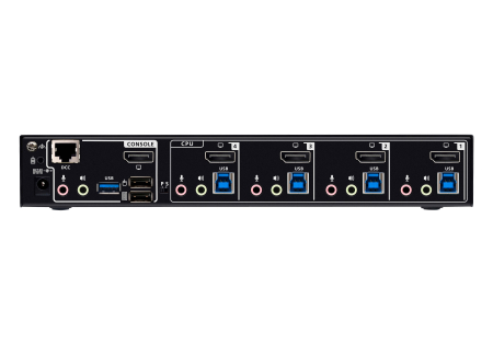 4 Портовый KVM переключатель ATEN CS1924A-AT-G