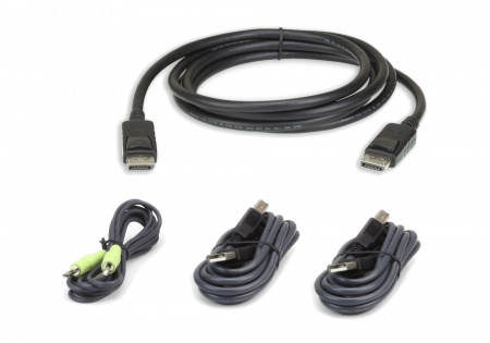 USB-DisplayPort KVM кабель ATEN 2L-7D03UDPX4