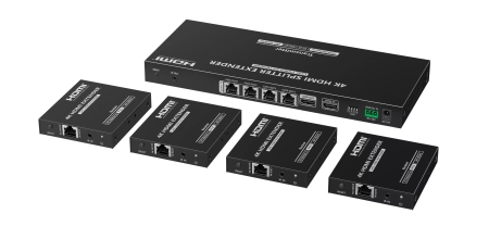 Разветвитель-удлинитель HDMI LENKENG LKV824P-N