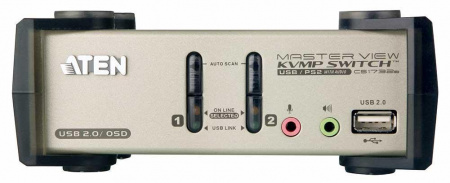 2 Портовый KVM переключатель ATEN CS1732B-AT-G