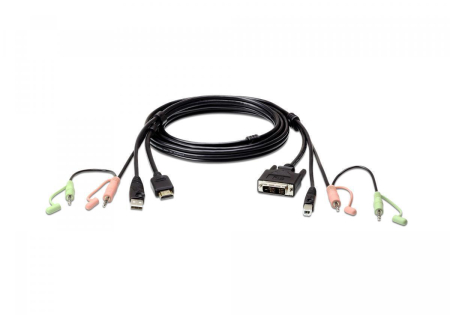 HDMI KVM кабель ATEN 2L-7D02DH