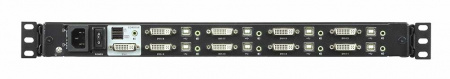 8 Портовый переключатель с KVM консолью ATEN CL6708MW-ATA-RG