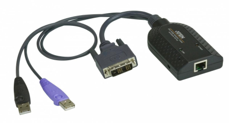 USB, DVI-D KVM адаптер ATEN KA7166-AX