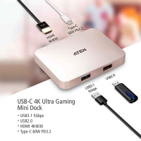 USB-C мини док-станция ATEN UH3235-AT