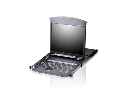 8 Портовый переключатель с KVM консолью ATEN KL1508AM-AXA-RG