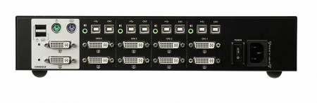 4 Портовый защищенный KVM переключатель ATEN CS1144D-AT-G