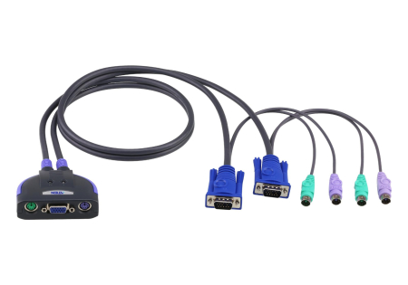 2 Портовый KVM переключатель ATEN CS62S-AT