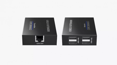 Удлинитель USB по витой паре до 100/150м Lenkeng LKV100USB