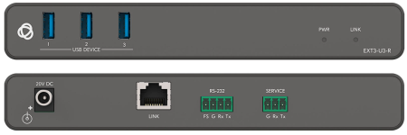 USB приемник по витой паре Kramer EXT3-U3-R