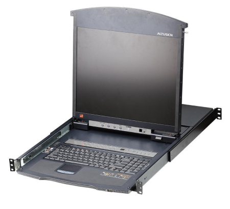 16 Портовый переключатель с KVM консолью ATEN KL1516AN-AXA-RG