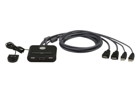 2 Портовый KVM переключатель ATEN CS22HF-AT
