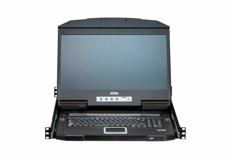 4 Портовый переключатель с KVM консолью ATEN CL3884NW-ATA-RG