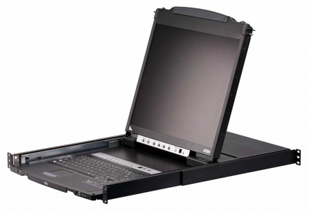 8 Портовый переключатель с KVM консолью ATEN CL5808N-ATA-RG