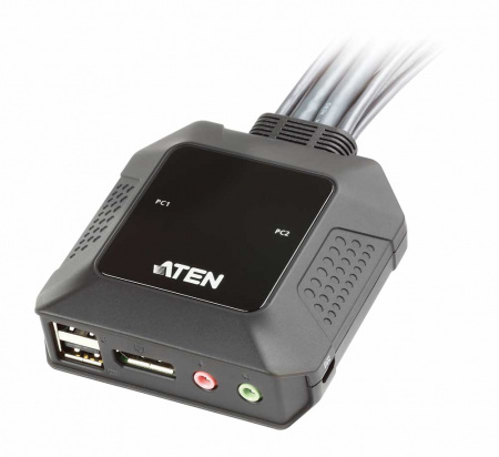 2 Портовый KVM переключатель ATEN CS22DP-AT