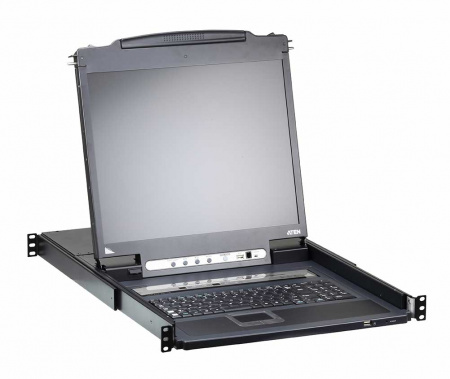 8 Портовый переключатель с KVM консолью ATEN CL5708IN-ATA-RG