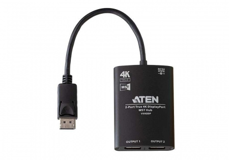2 Портовый концентратор DisplayPort True 4K ATEN VS92DP-AT